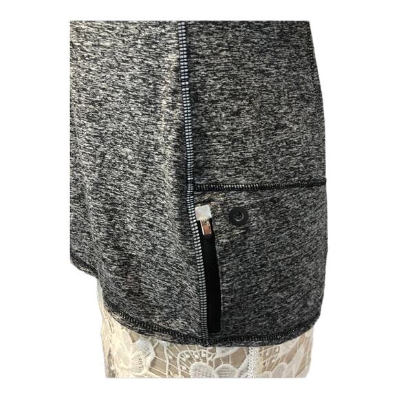 ATHLETA 1/4 zip long sleeve top with zippered pocket in gray size medium - Picture 8 of 12